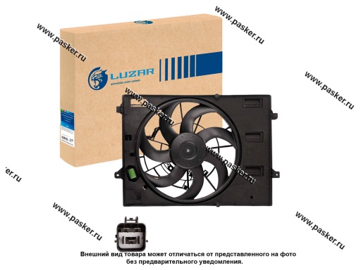 Мотор вентилятора Geely Coolray 18- 1.5T LUZAR с кожухом LFK 3022
