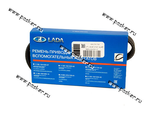21100-3701720-82 Ремень генератора 2110 8-ми клапанный ДВС LADA Image