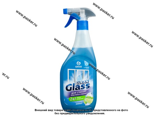 Очиститель стекол GraSS Clean Glass блеск стекол и зеркал голубая лагуна 600мл 125247
