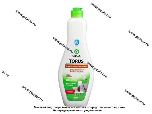 Очиститель-полироль для мебели GraSS Torus Cream 500мл 125821