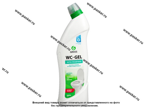 Средство для чистки сантехники GraSS WC- Gel 1000мл 125437