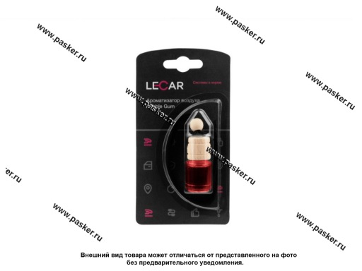 Ароматизатор LECAR подвесной Bubble Gum 5 мл баночка