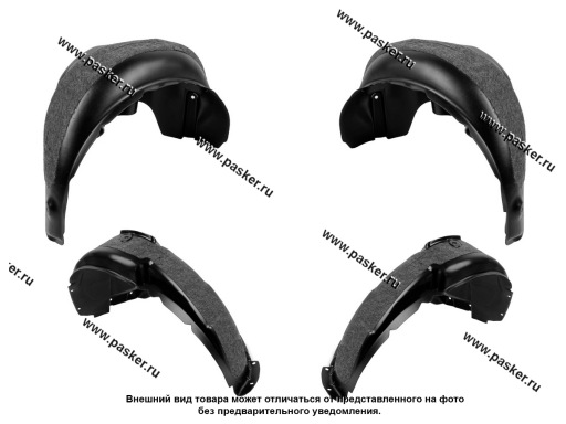 Подкрылки LADA Largus FL с марта 2021 LECAR передние и задние  с шумоизоляцией