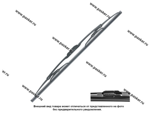 Щетки стеклоочистителя 45 см универсальная LECAR каркасная