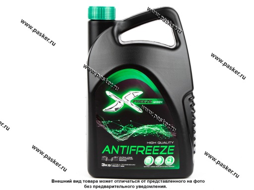 Антифриз X-FREEZE GREEN G11  3кг зеленый