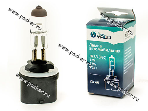 Лампа галоген 12V H27/1 27W PG13 Nord YADA CLEAR 72906 купить по ...
