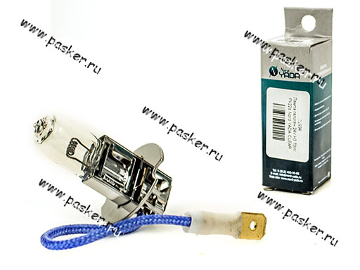 800061 Лампа галоген 24V H3 70W Pk22s Nord YADA CLEAR