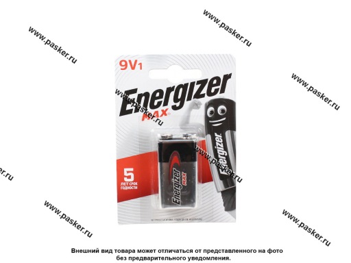 Батарейка Energizer 522/9V MAX BL-1