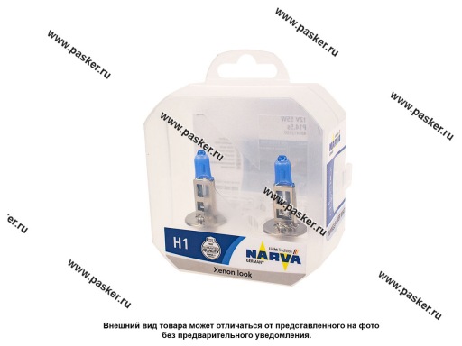 486412100 Лампа галоген 12V H1 55W P14.5s NARVA RANGE POWER WHITE 486412100