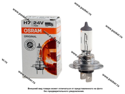 64215 Лампа галоген 24V H7 70W PX26d OSRAM 64215