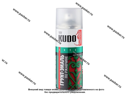Краска по ржавчине Шоколадная KUDO KU-318017 RAL8017 520мл матовая гладкая аэрозольная